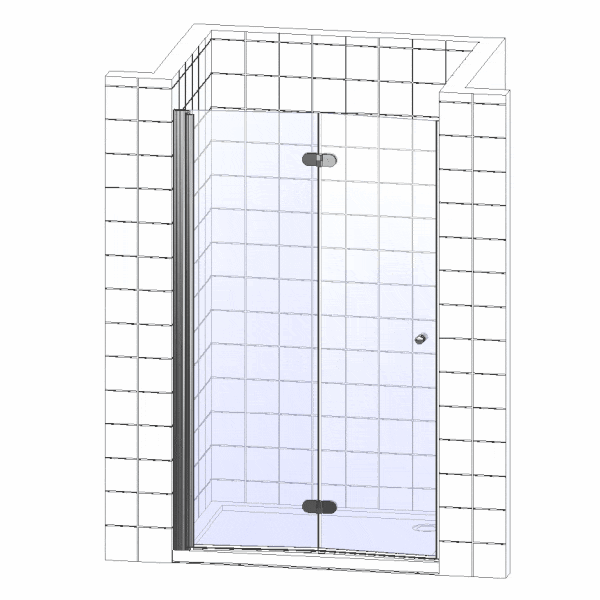 Душевая дверь в нишу Ravak SDZ3-100 Transparent, профиль белый CULTO