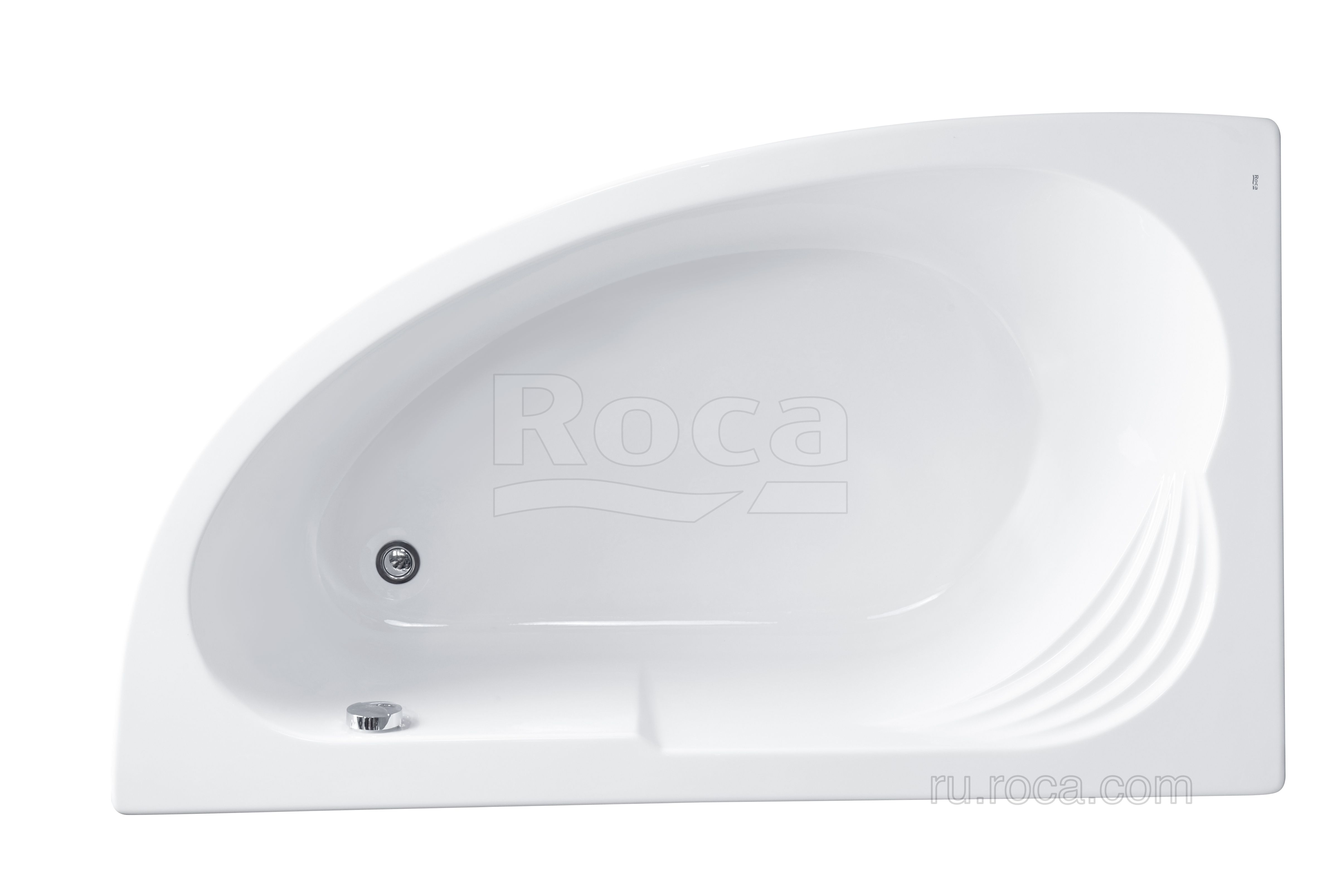 Ванна Roca Merida 170х100 асимметричная правая белая ZRU9302993