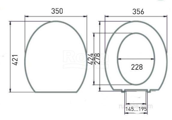 картинка Крышка для чаши Roca Mateo Soft Close ZRU9302822 петли хром премиум класса
