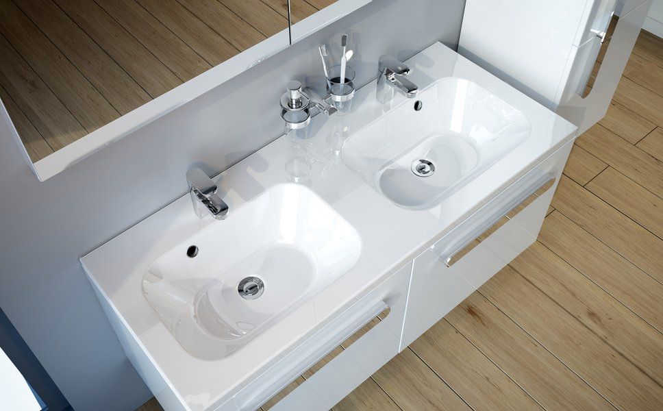 Мебель для ванной Ravak Chrome 120 белая фото CULTO