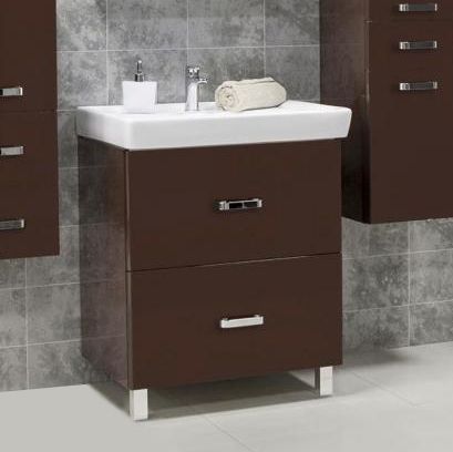Мебель для ванной AQUATON Америна Н 70 темно-коричневая фото CULTO
