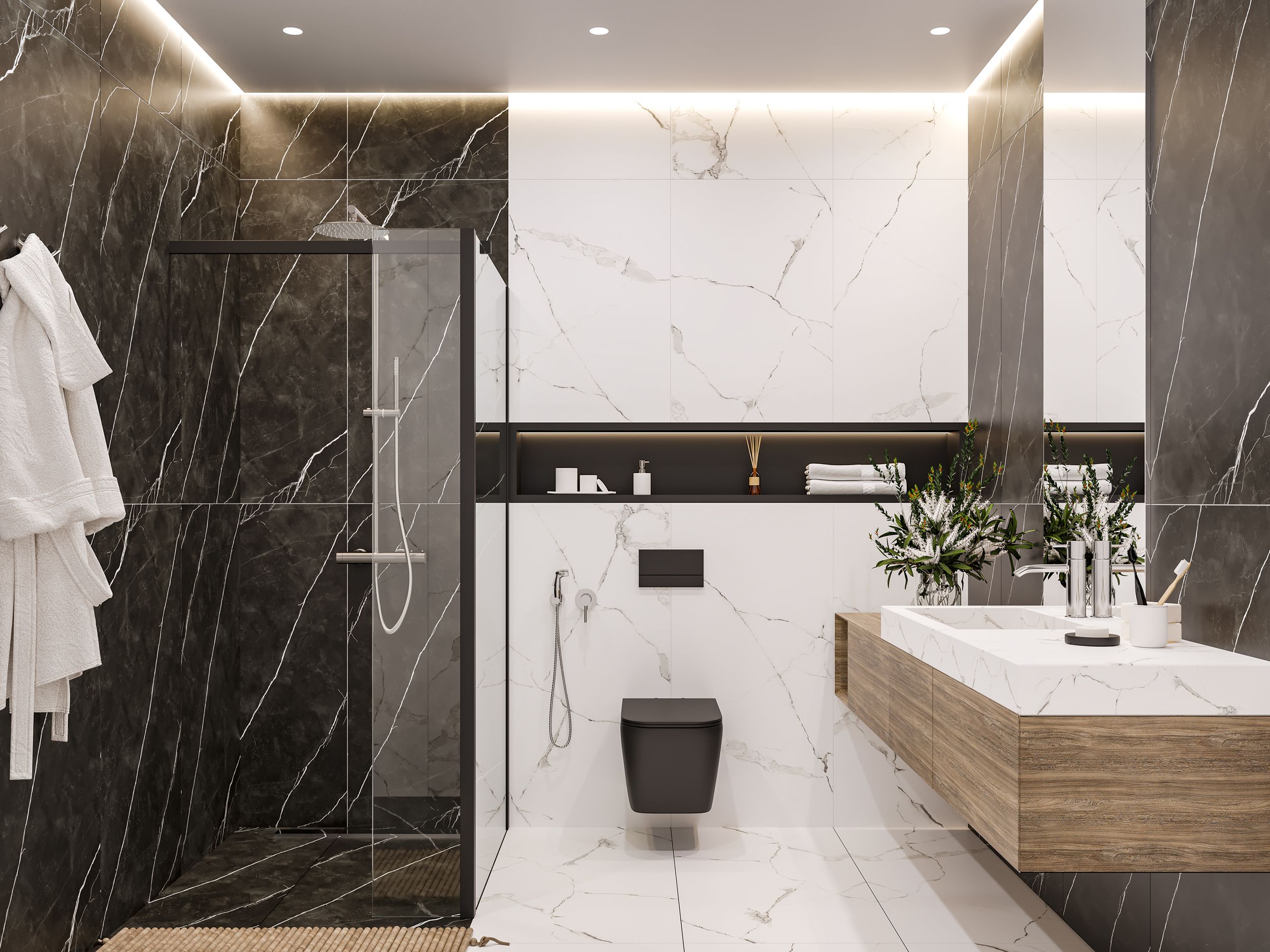 картинка Керамогранит CULTO DARK MARBLE 60*120 матовый, упаковка 1,44м2 от магазина CULTO