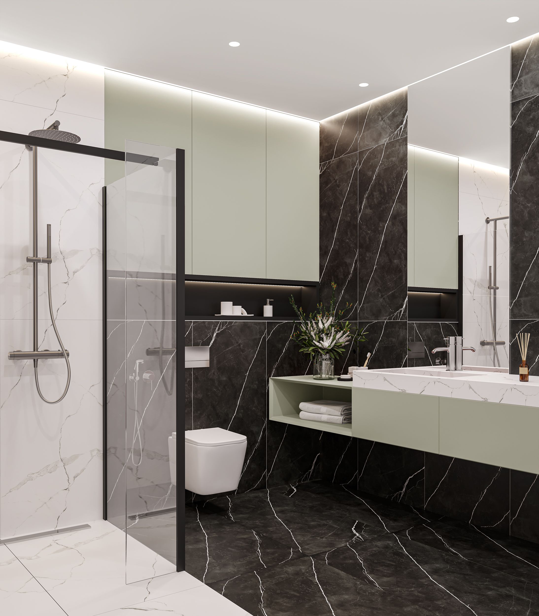картинка Керамогранит CULTO DARK MARBLE 60*120 матовый, упаковка 1,44м2 от магазина CULTO