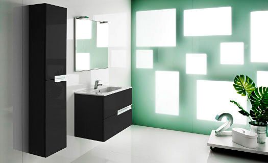 Мебель для ванной Roca Victoria Nord Black Edition 80 черная фото CULTO