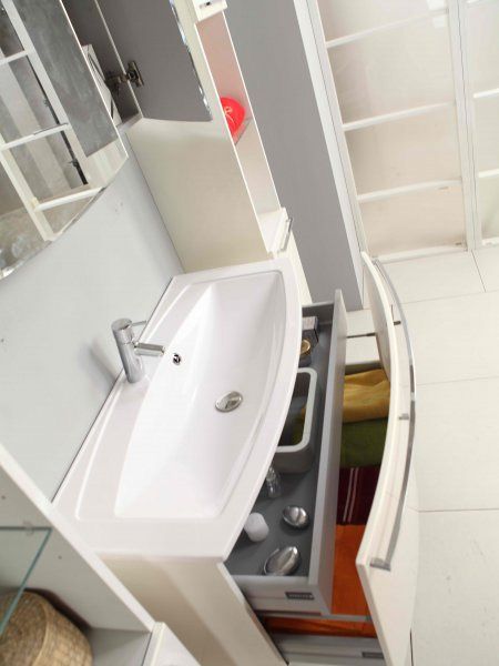 Мебель для ванной AQUATON Севилья 80 белый жемчуг фото CULTO