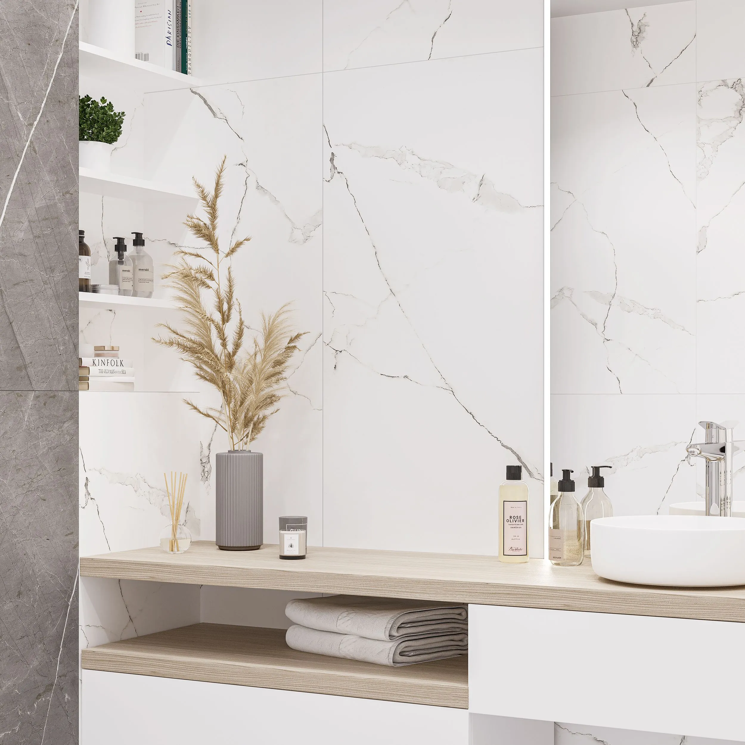 картинка Керамогранит CULTO WHITE MARBLE 60*120 матовый, упаковка 1,44м2 от магазина CULTO
