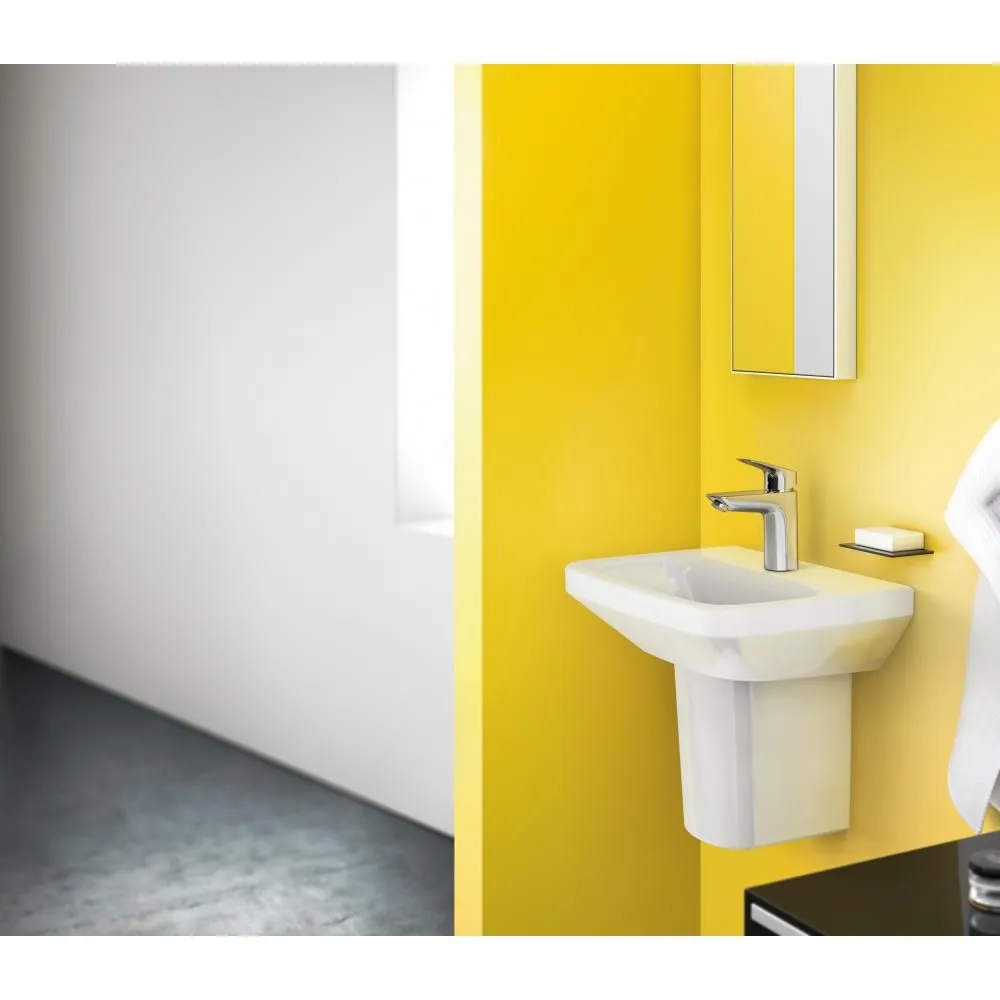 Смеситель hansgrohe Logis для раковины со средним изливом и сливным гарнитуром 71100000, хром в магазине Культо
