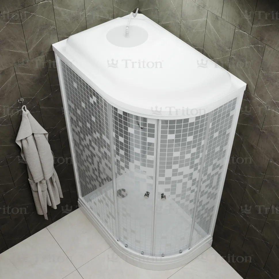 Душевая Кабина Triton Коралл 120*80 А Левая CULTO