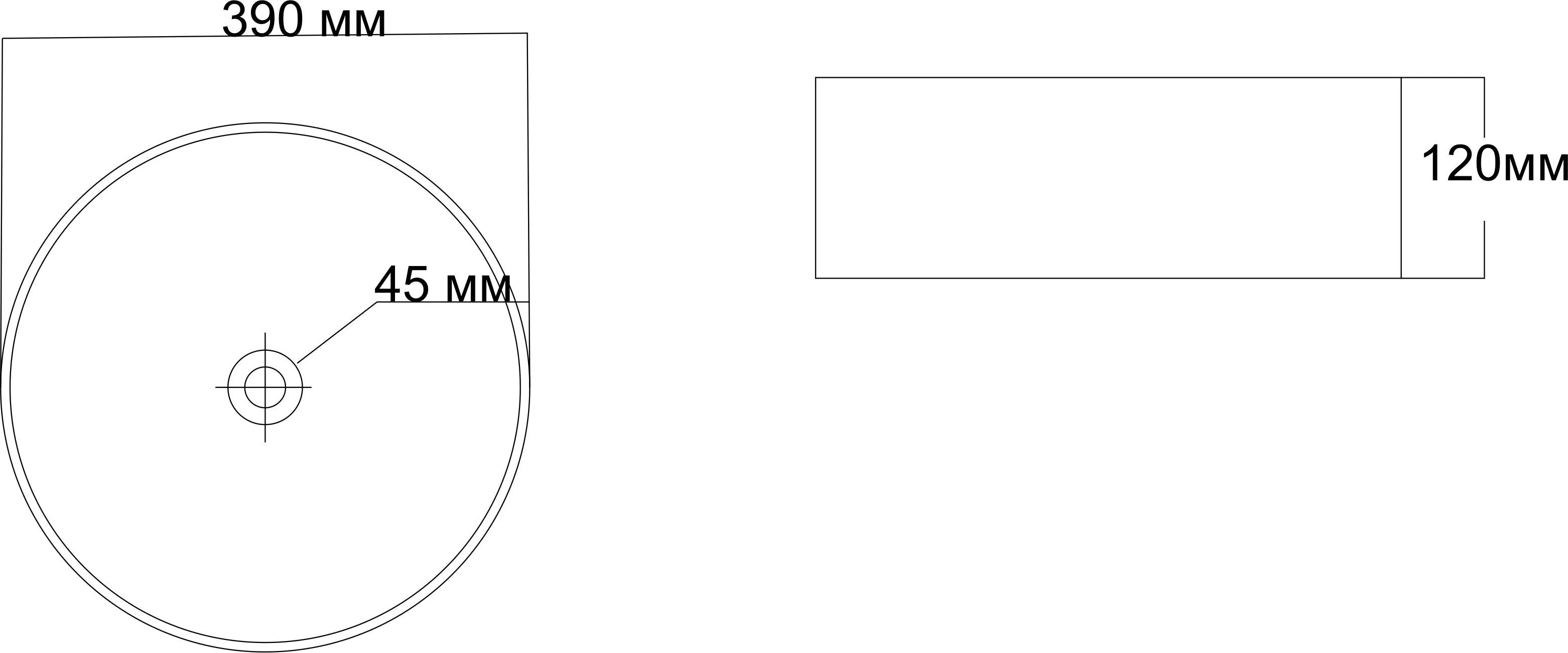 картинка Раковина накладная MIO Shape 39*39*12 белый, RAL9010 от магазина сантехники CULTA