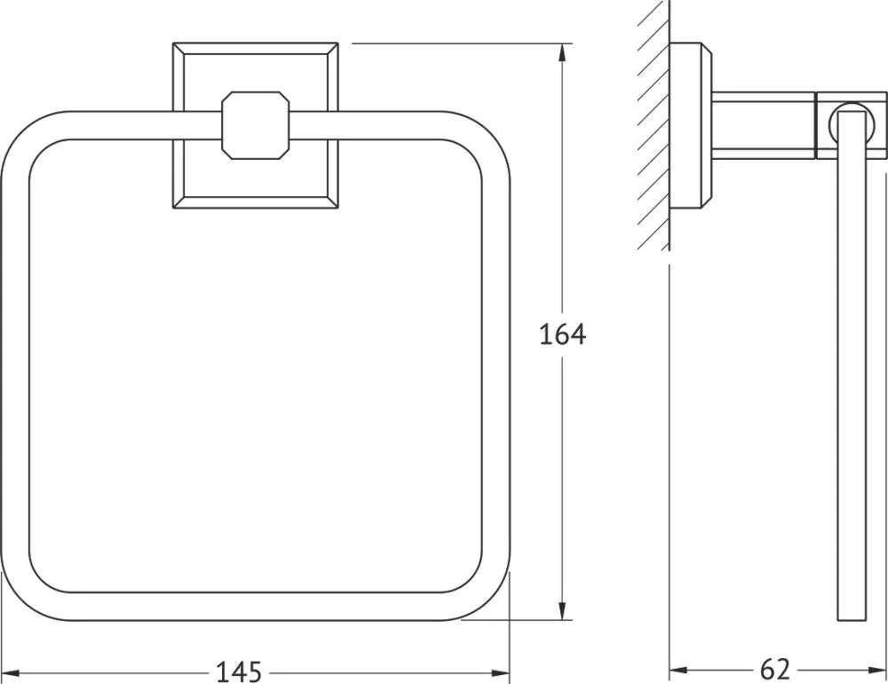 Полотенцедержатель Artwelle Hagel 9913 фото CULTO