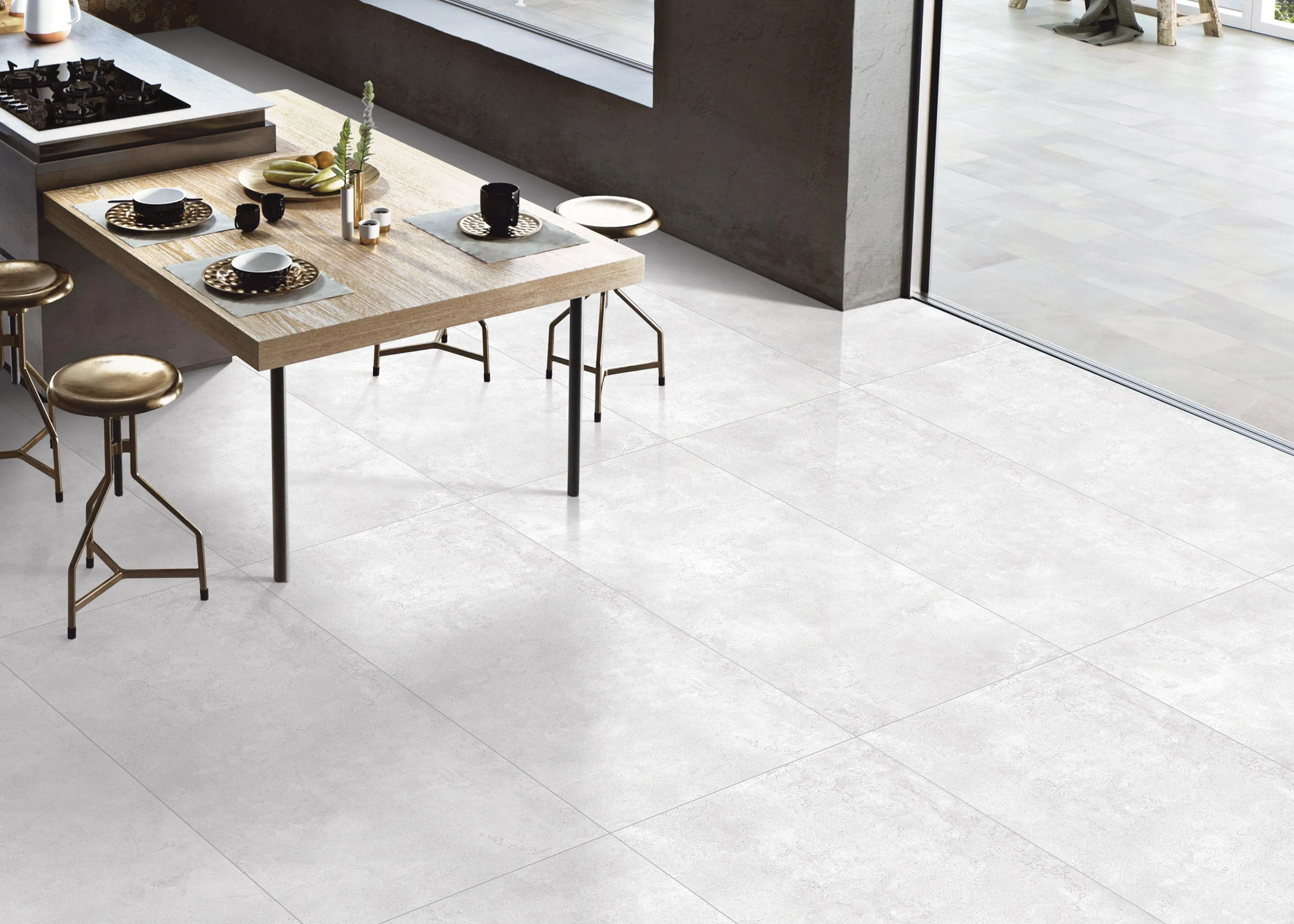 картинка Керамический гранит Zett Bianco  60*120см*9мм матовый магазин CULTO являющийся официальным дистрибьютором в России  картинка Керамический гранит Zett Bianco  60*120см*9мм матовый от магазина CULTO