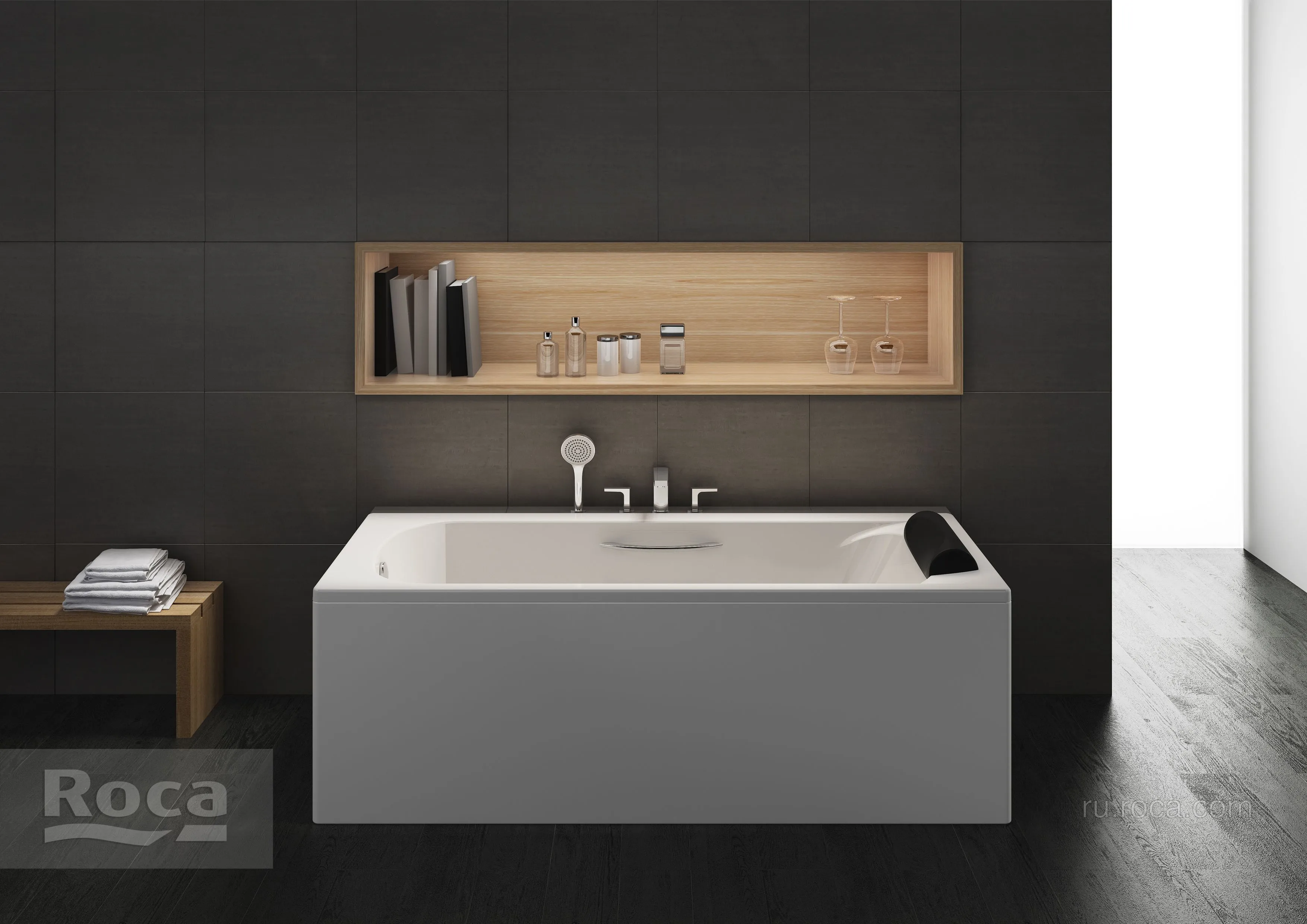 Ванна Roca BeCool 170x80 прямоугольная белая ZRU9302852