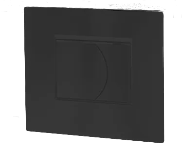 картинка Унитаз с инсалляцией подвесной CULTO MONET черный с черной матовой кнопкой премиум класса