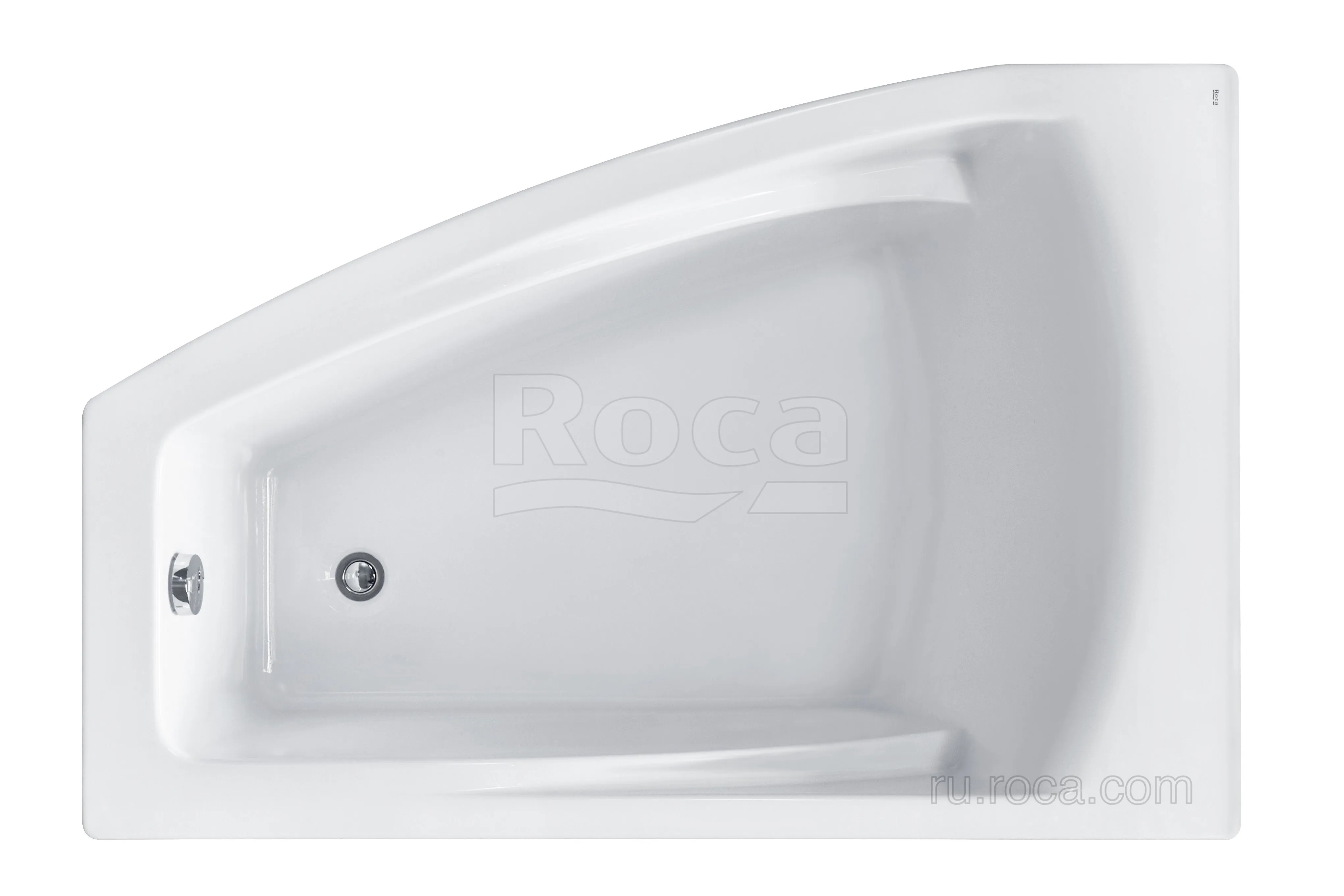 Ванна Roca Hall Angular 150х100 асимметричная левая белая ZRU9302864