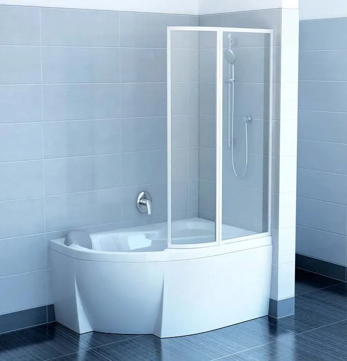 Шторка на ванну Ravak VSK2 Rosa 140 R Transparent CULTO