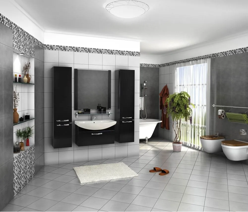 Мебель для ванной AQUATON Ария 80 черный глянец фото CULTO