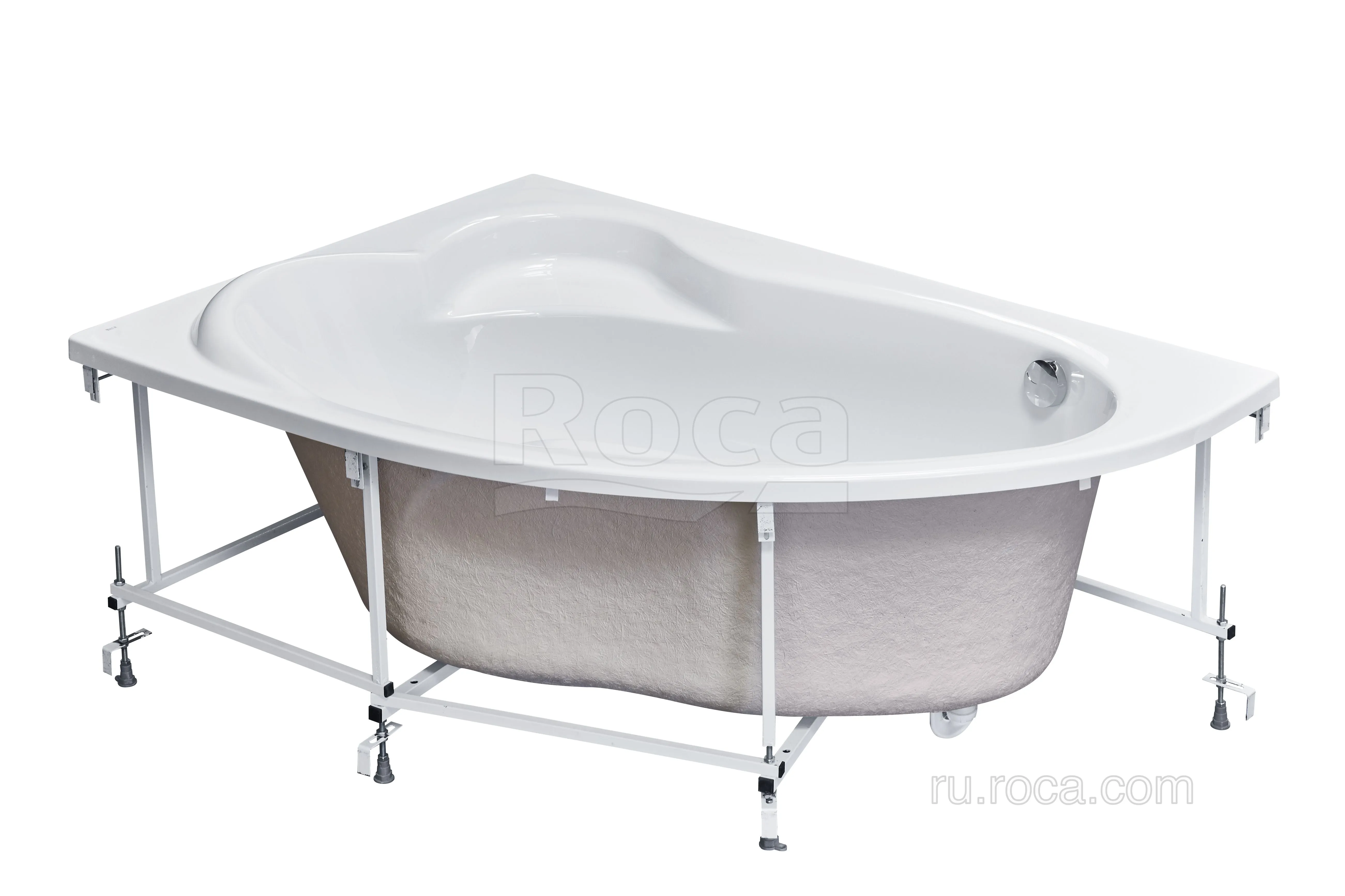 Ванна Roca Luna 170x115 асимметричная левая белая ZRU9302911