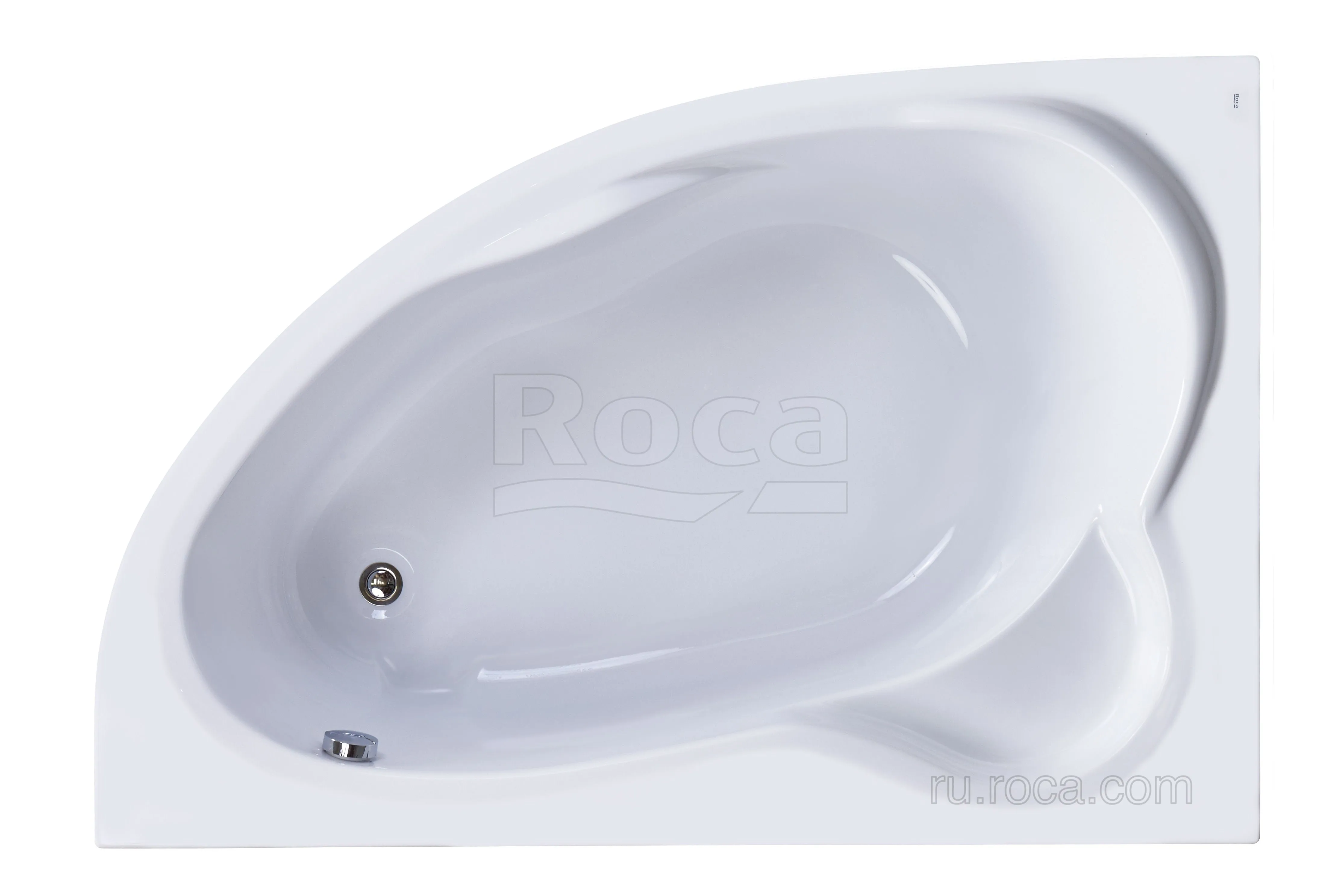 Ванна Roca Luna 170x115 асимметричная правая белая ZRU9302912