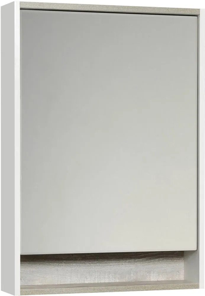 Зеркало-шкаф AQUATON Капри 60 R, с подсветкой, бетон пайн фото CULTO