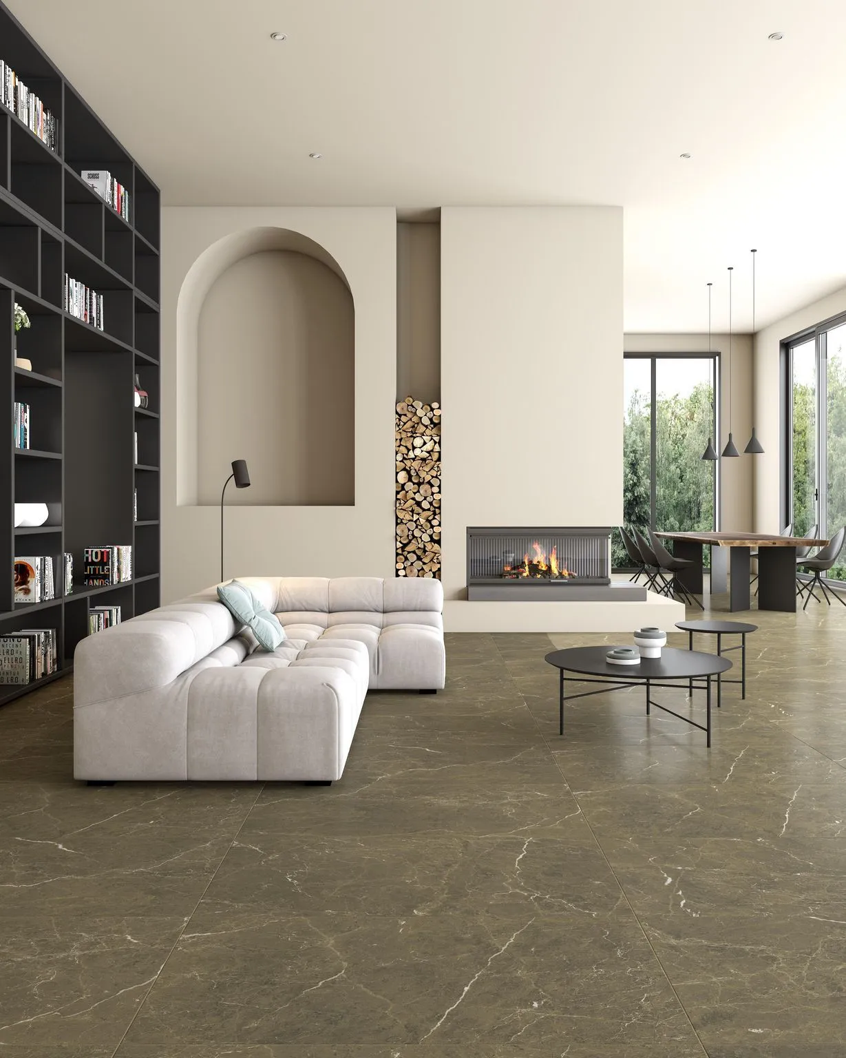 картинка KALE ITALIAN MARBLE COFFEE BROWN 60X120 Polished от магазина CULTO