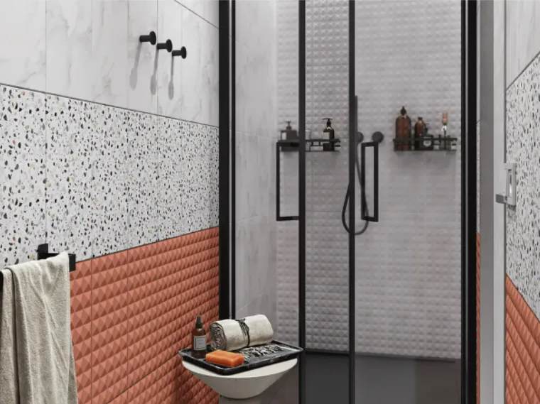 картинка Облицовочная плитка Asana terrazo матовый 40*20см от магазина CULTO