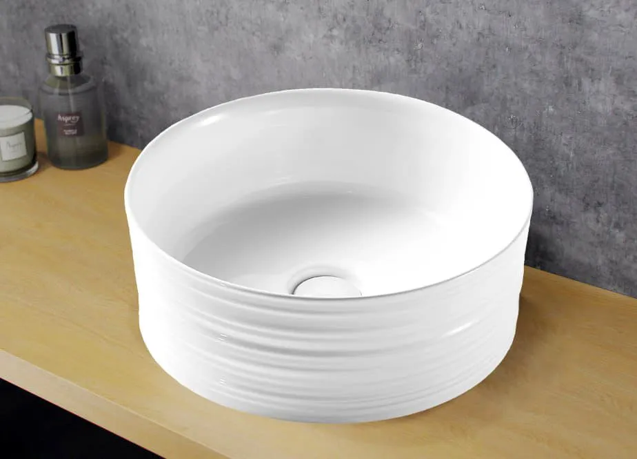 картинка Накладная раковина  Grossman GR-3025 40,5 * 40,5  белая от магазина сантехники CULTA