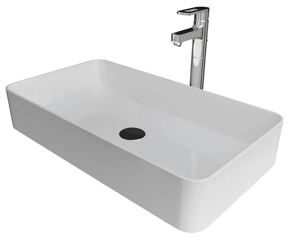 картинка Накладная раковина  Grossman GR-3031 61 * 33,5  белая от магазина сантехники CULTA