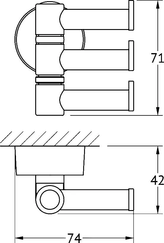 Крючок FBS Nostalgy NOS 047 поворотный фото CULTO